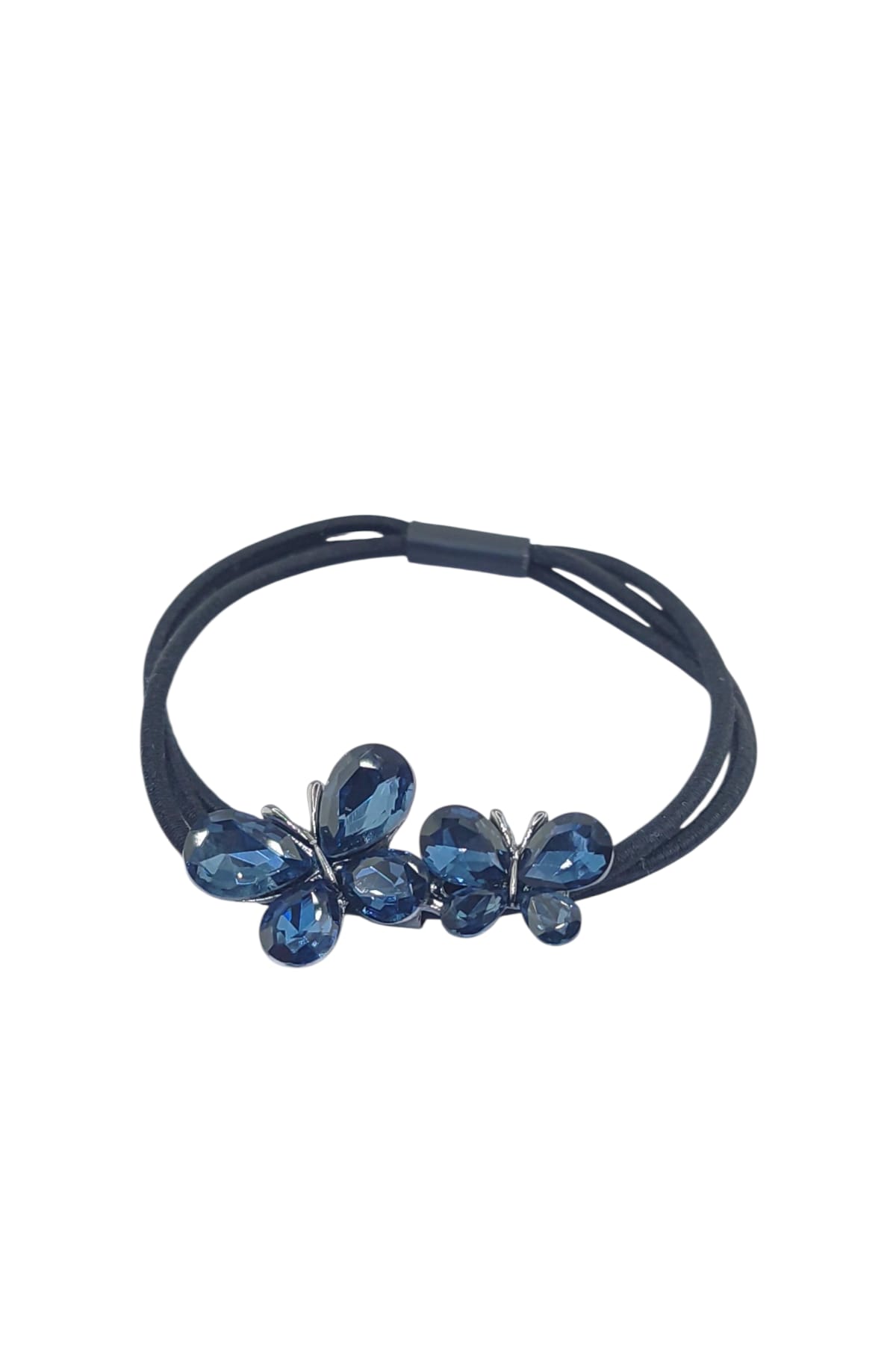 Gaillarde Saç Tokası – Safir Mavi Kristal Taşlı Kelebek Tasarımlı Şık Kadın Aksesuarı - Görsel 4
