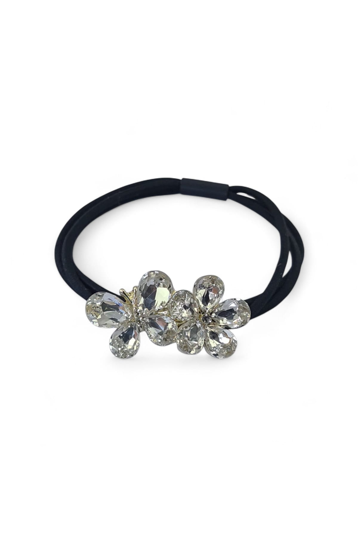 Bermudienne Saç Tokası – Şeffaf Kristal Taşlı Çiçek Tasarımlı Şık Kadın Aksesuarı - Görsel 6